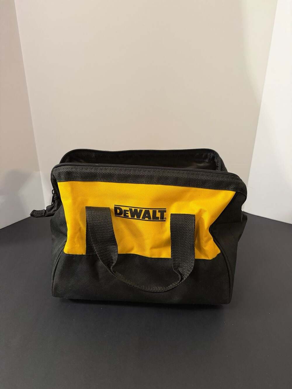 DEWALT Heavy Duty Nylon Contractor Tool Bag 13-Inch with Exterior Pockets